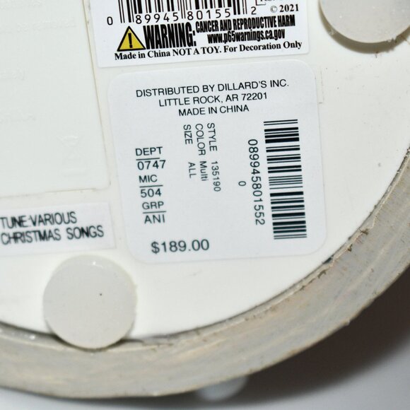 Roman Musical LED Gingerbread Nutcracker #135190 NWT - Picture 8 of 9